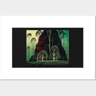 eyvind earle - Eucalyptus Forest Posters and Art